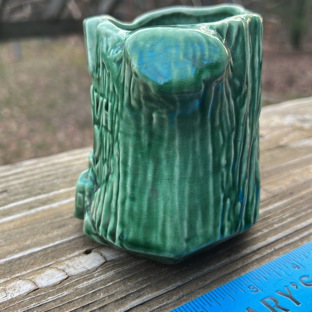 VTG McCoy Design Green Pottery Planter - Picture 4 of 10